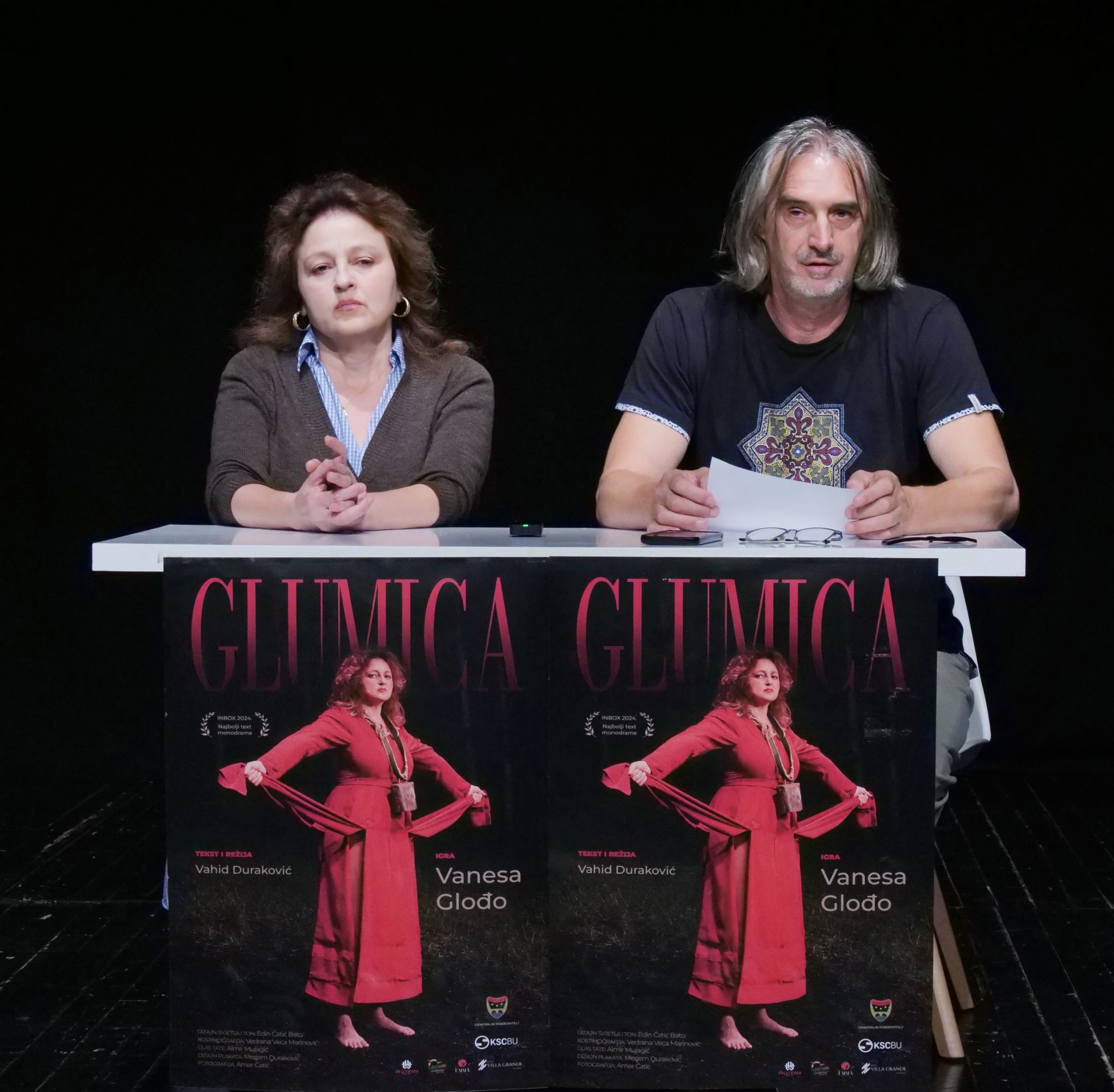 Premijera predstave “Glumica” Vanese Glođo i Vahida Durakovića